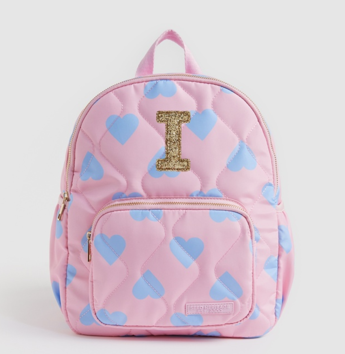 Seed Heritage Quilted Initial Backpack